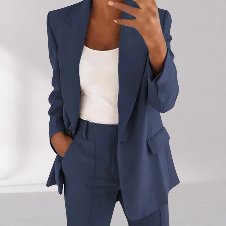 Ensemble Blazer et Pantalon Fusé Femme – Tailleur Deux Pièces