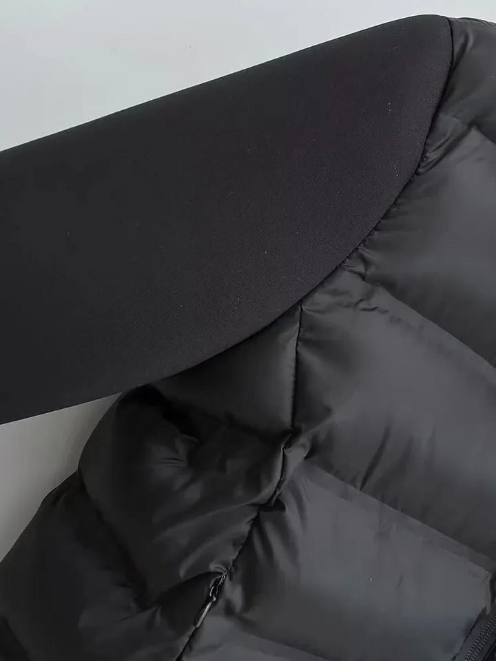 Farah | Veste à Patte Zippée Pour Femmes | Noir