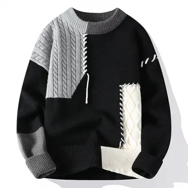Vance | Chandail D'hiver Pour Hommes | Patchwork