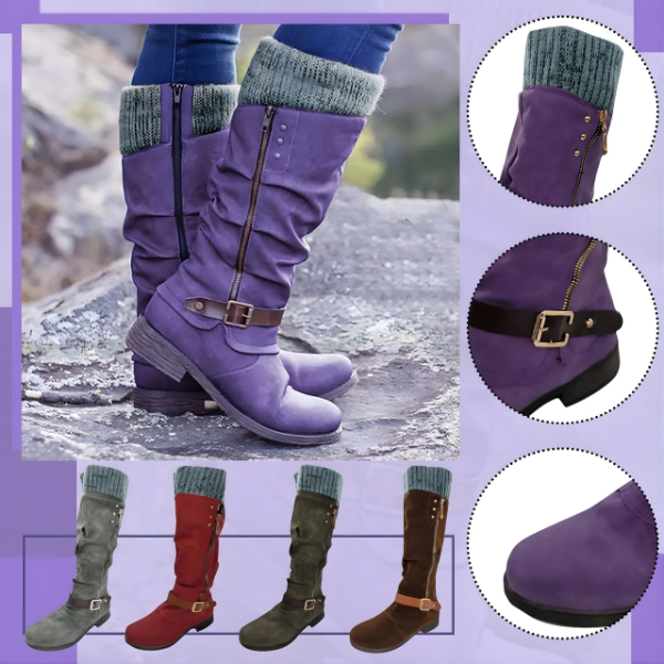 Bottes d’Hiver Isolées Thermiques – Semelle Antidérapante