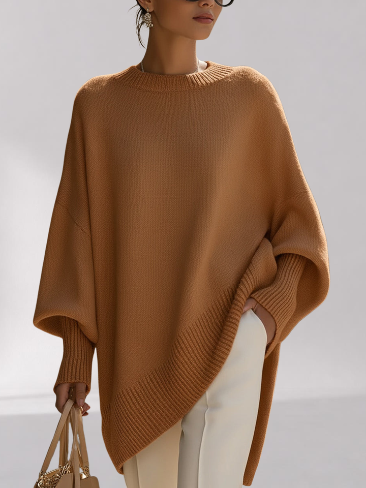 Poncho Oversize en Maille Femme