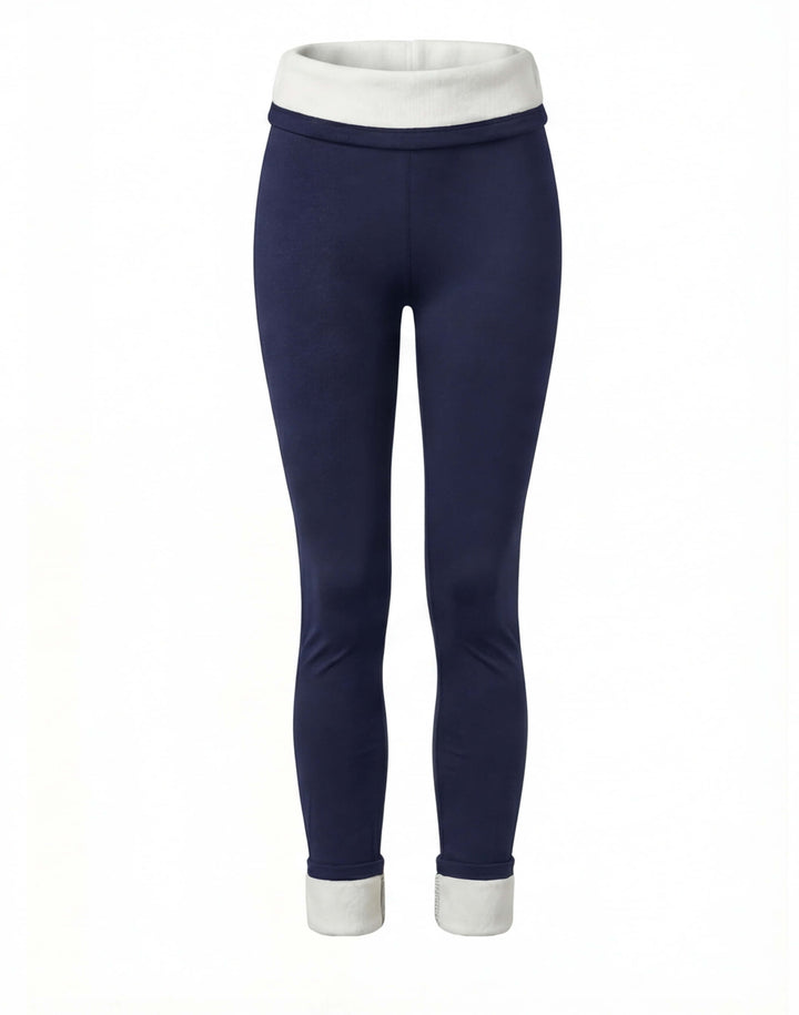 Legging Femme Doublé Polaire Taille Haute