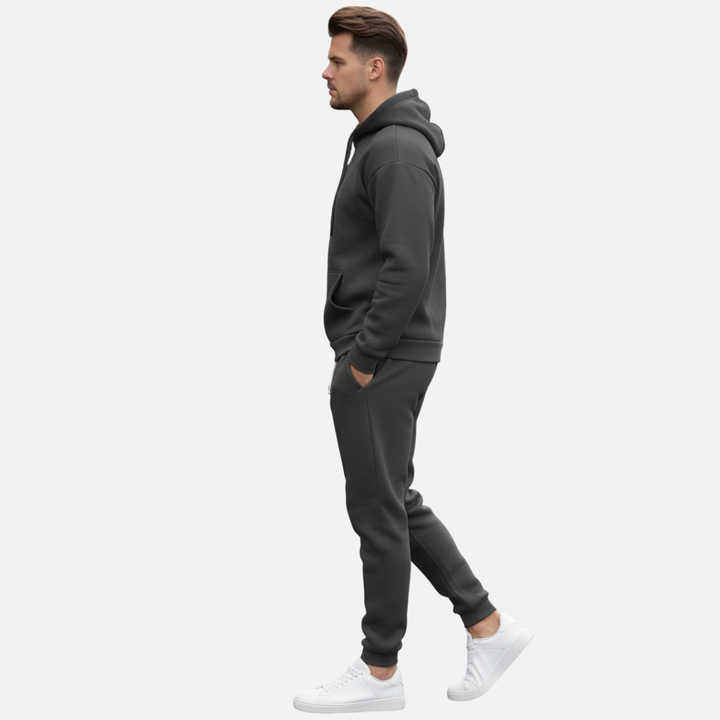 Ensemble Survêtement Homme À Capuche Et Jogger Coupe Ajustée