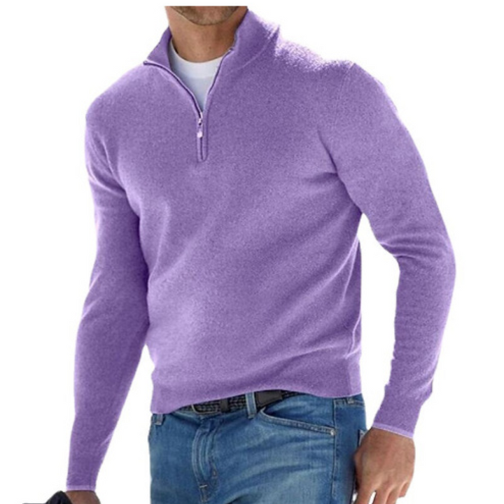 Jamal | Pull Chaud Pour Homme | Fermeture éclair