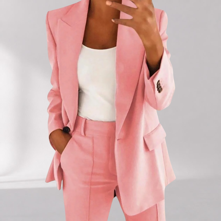 Ensemble Blazer et Pantalon Fusé Femme – Tailleur Deux Pièces