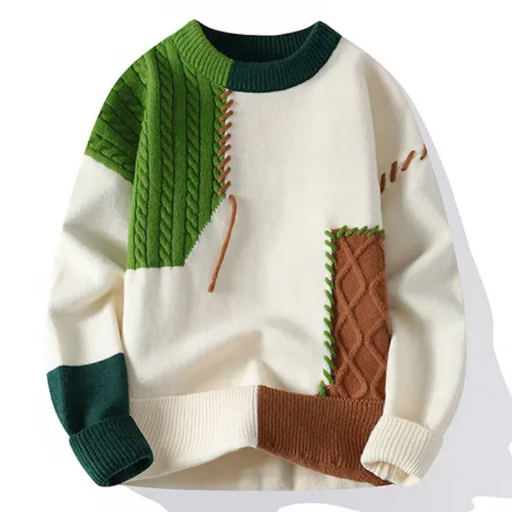 Vance | Chandail D'hiver Pour Hommes | Patchwork