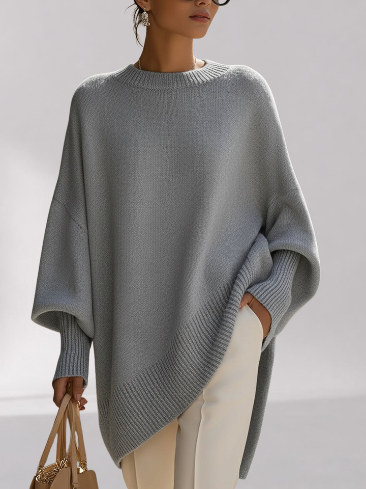 Poncho Oversize en Maille Femme
