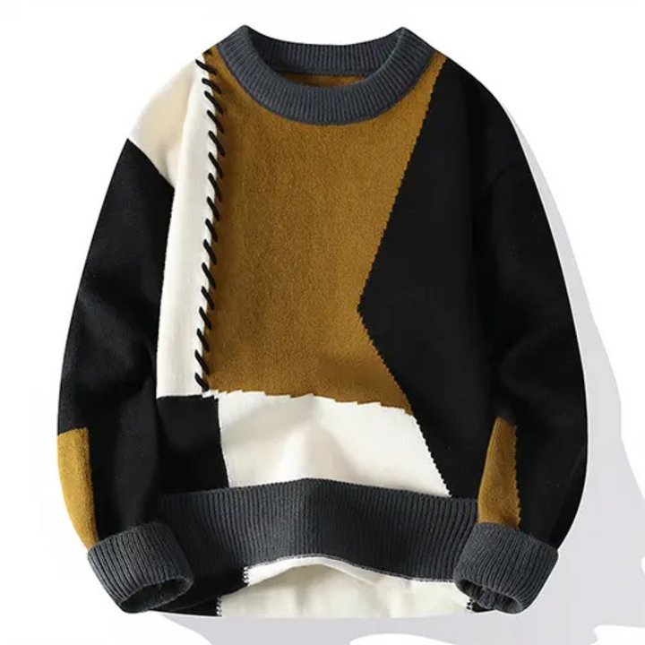 Vance | Chandail D'hiver Pour Hommes | Patchwork