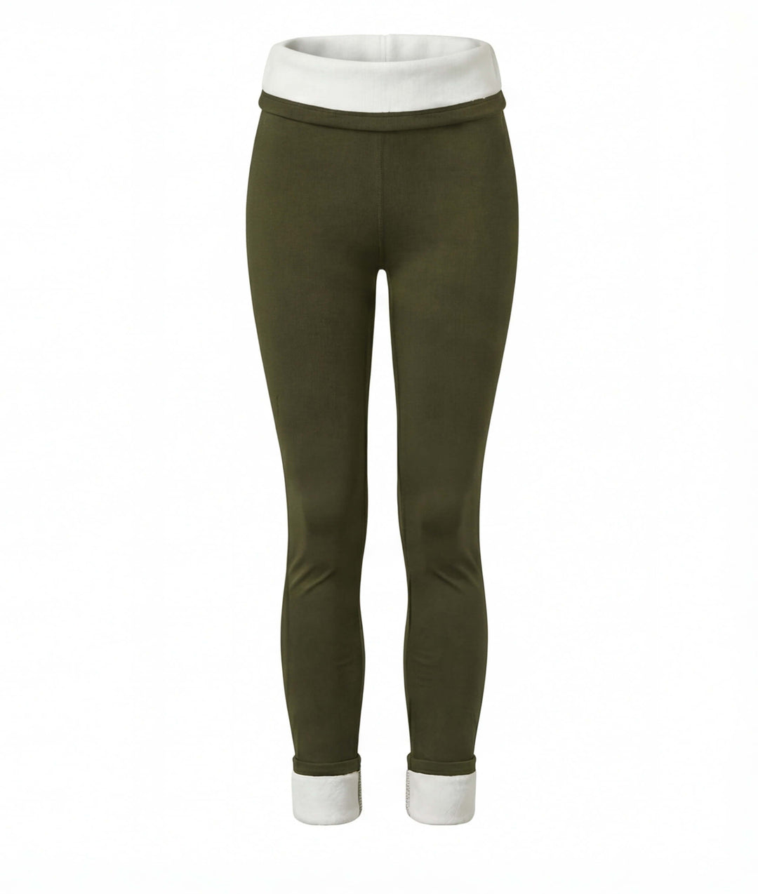 Legging Femme Doublé Polaire Taille Haute