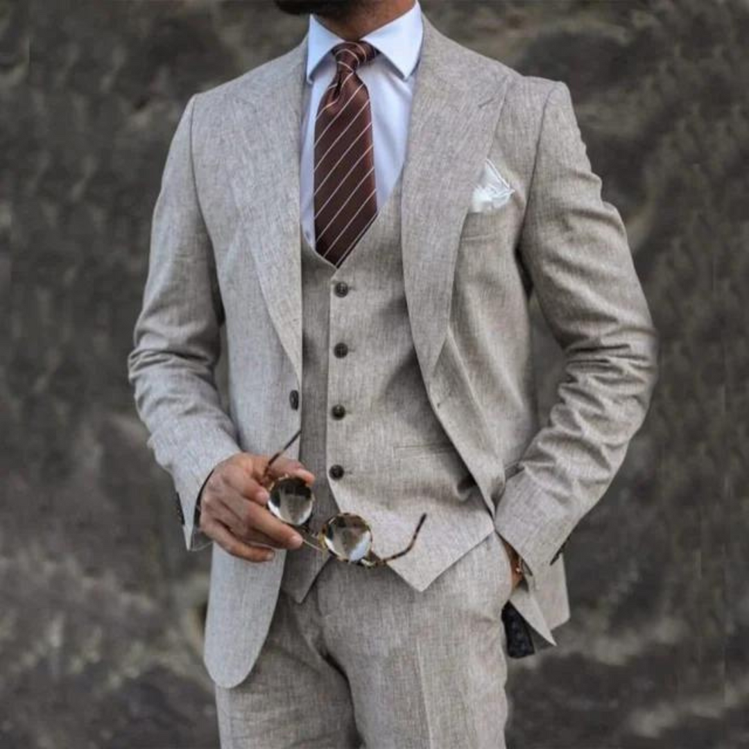 Costume 3 Pièces Invité À Un Mariage Moderne Pour Homme | Sur Mesure