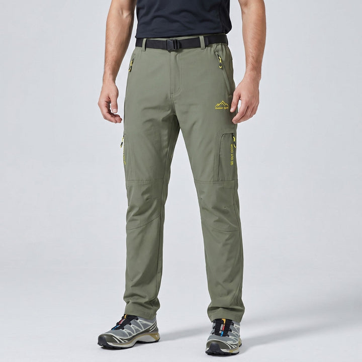 Pantaloni da trekking da uomo leggeri, ad asciugatura rapida ed elasticizzati