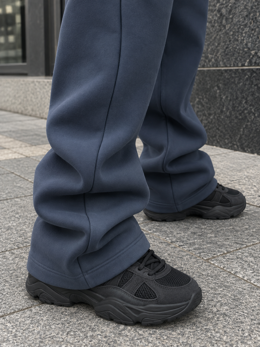 Oversized herenset met capuchon en joggingbroek met trekkoord