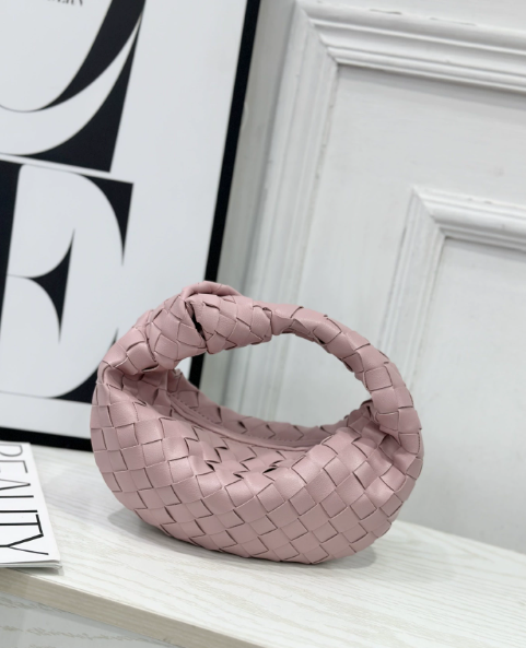 Mini Sac à Main Tressé Femme avec Anse Nouée
