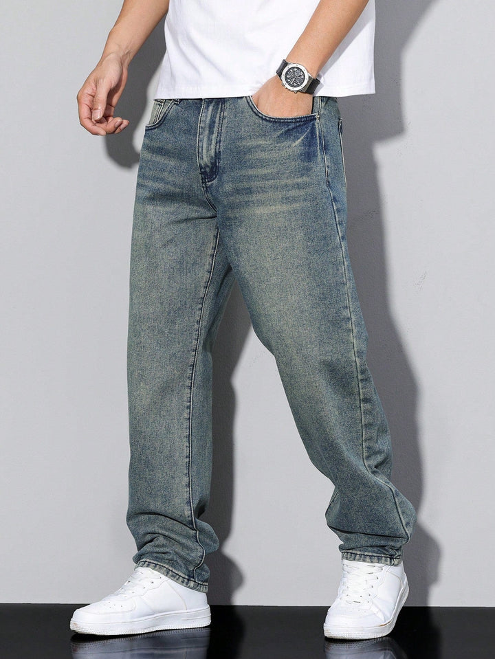 Baggy jeans voor heren - ruime pasvorm met zakken
