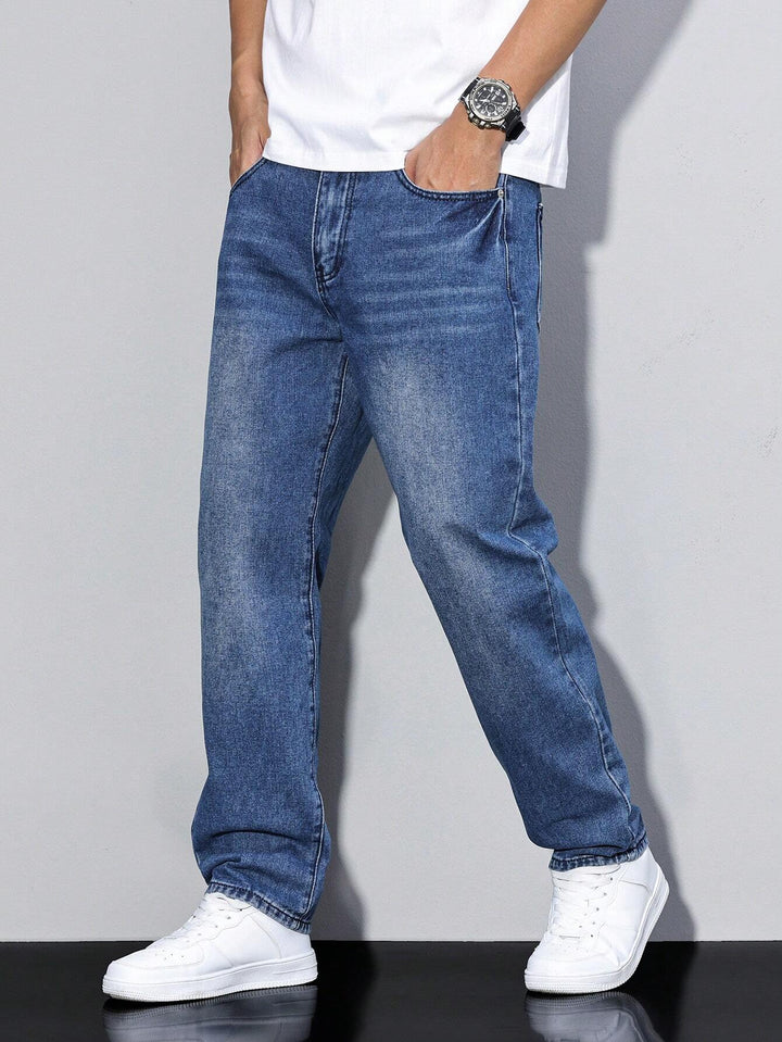 Baggy jeans voor heren - ruime pasvorm met zakken