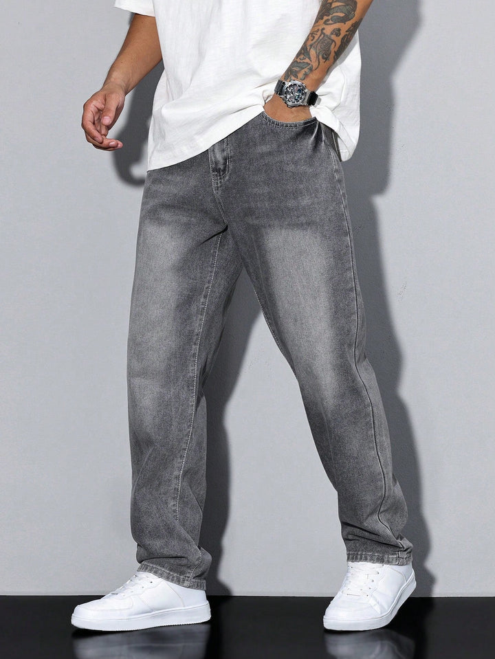 Baggy jeans voor heren - ruime pasvorm met zakken