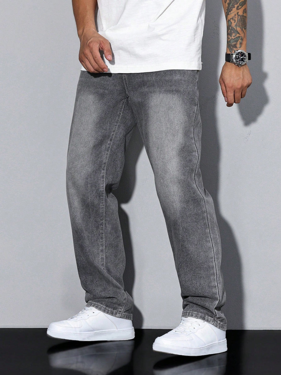Baggy jeans voor heren - ruime pasvorm met zakken