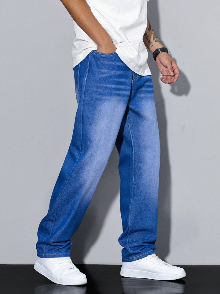 Baggy jeans voor heren - ruime pasvorm met zakken