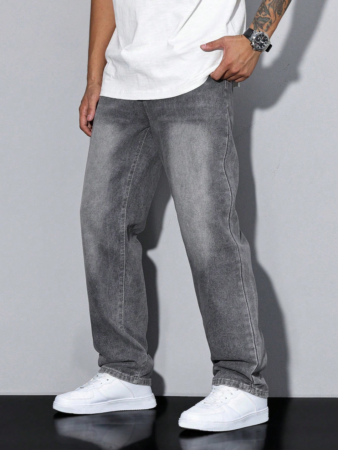 Baggy jeans voor heren - ruime pasvorm met zakken
