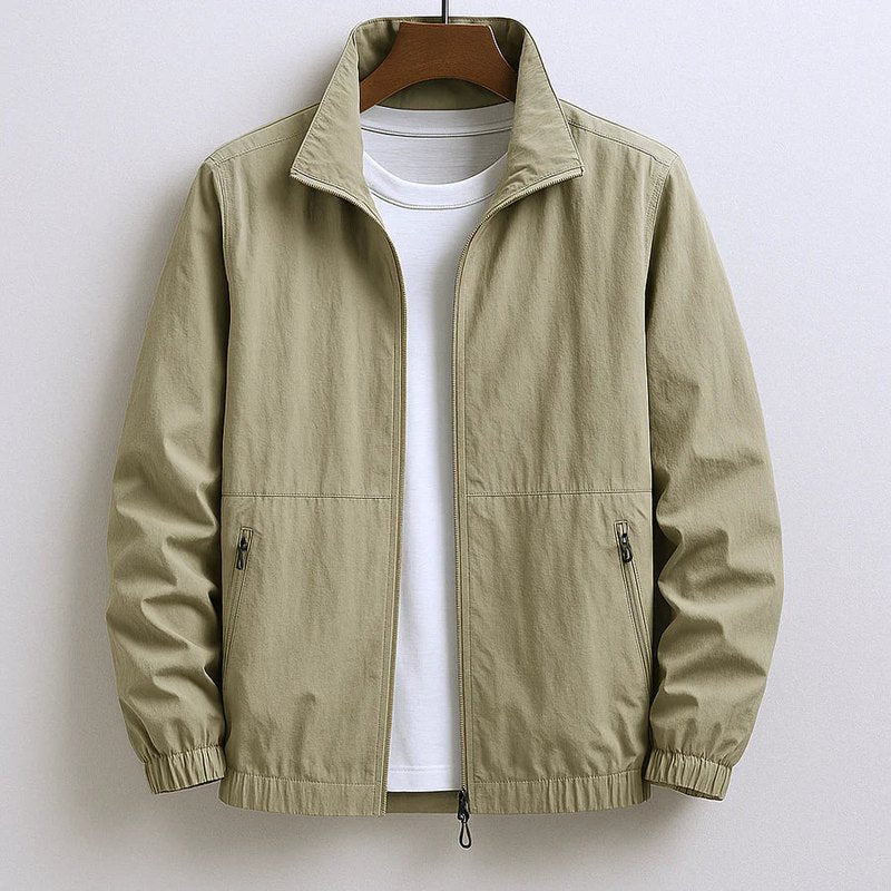 Veste d’Été Légère Homme – Respirante, Coupe Ajustée et Zippée