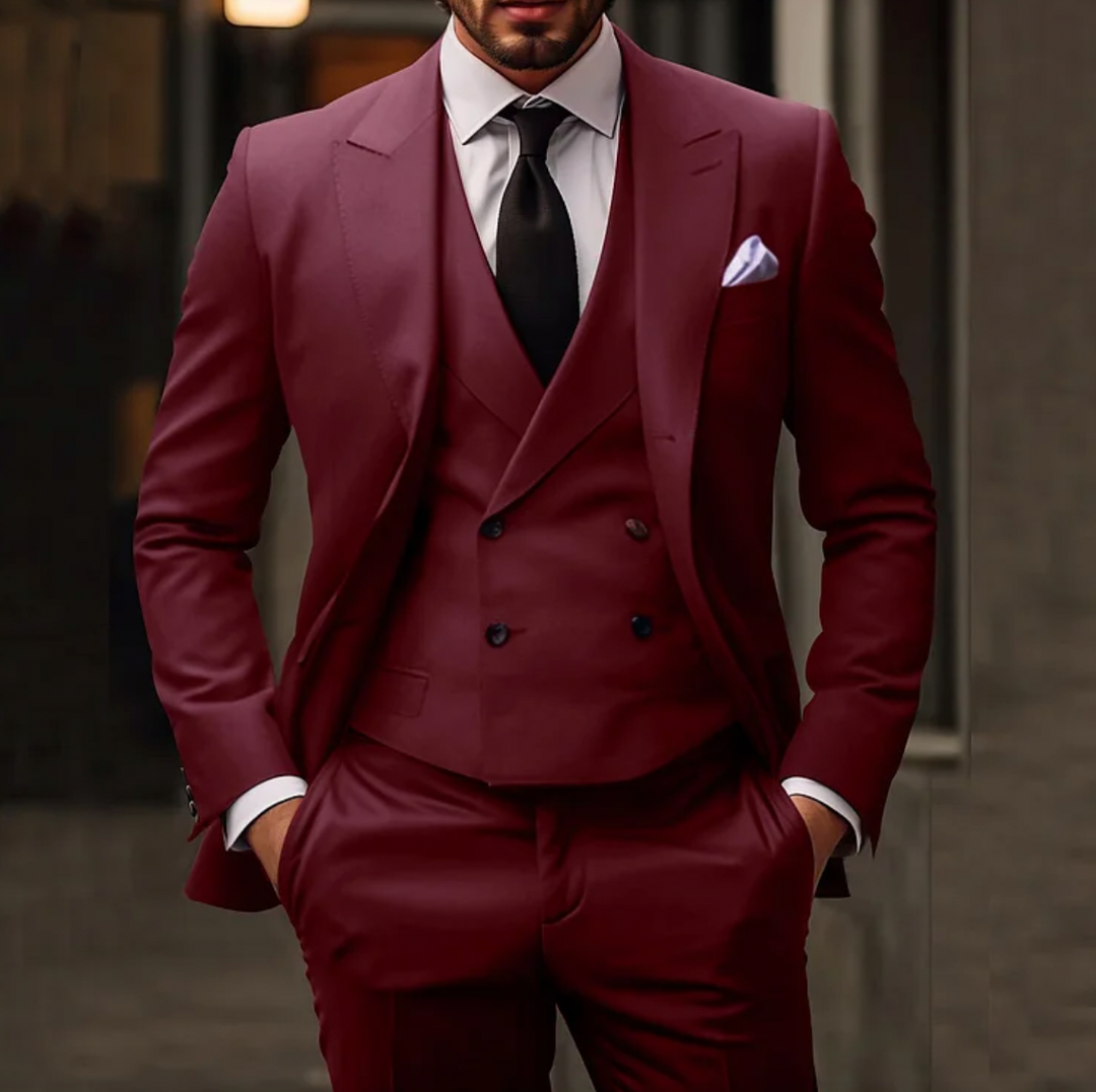 Costume Trois Pièces Classique Pour Invité De Mariage | Moderne
