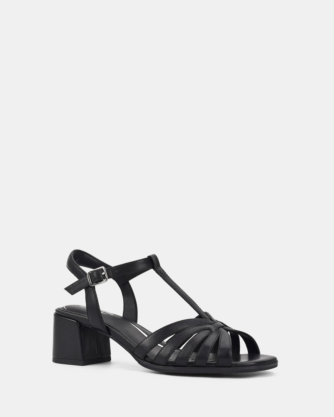 Sandales à bride cheville et talon bloc pour femmes. Design moderne avec des lanières croisées en cuir et un talon bloc confortable, parfait pour ajouter une touche d'élégance et de soutien à vos tenues estivales.