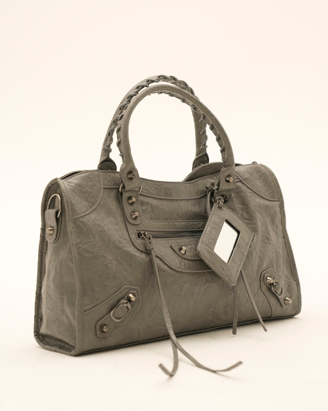 Sac à Épaule Femme en Cuir – Grand Format Zippé