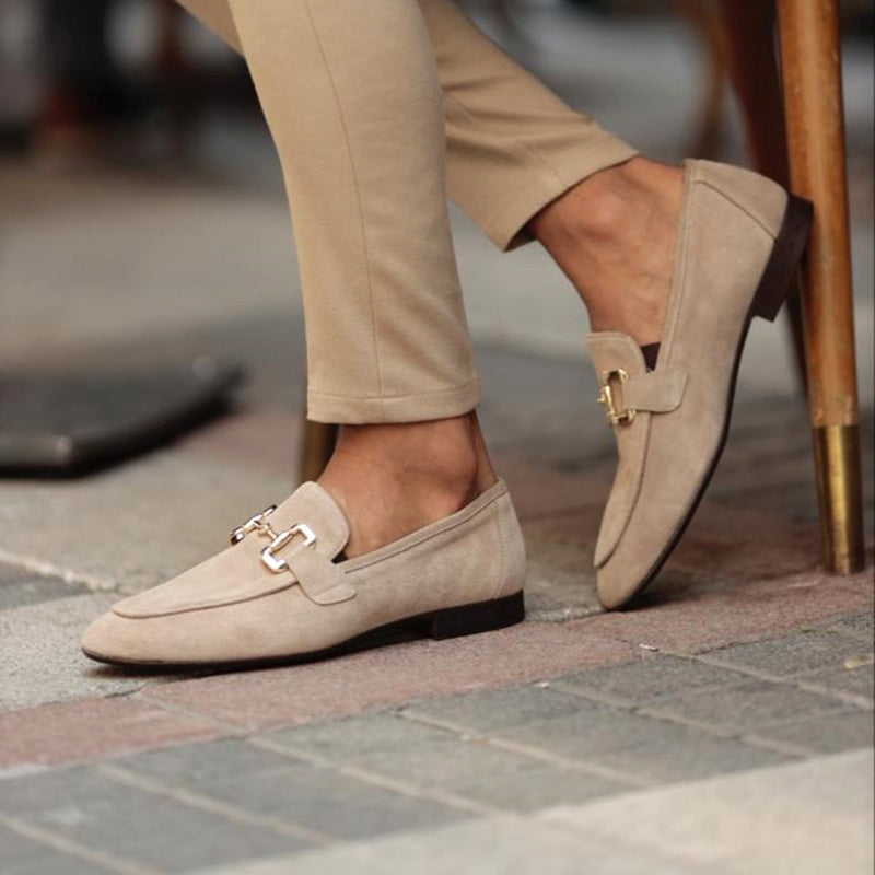 Mocassins Invité De Mariage À Bout Rond À Enfiler Pour Homme | Formels