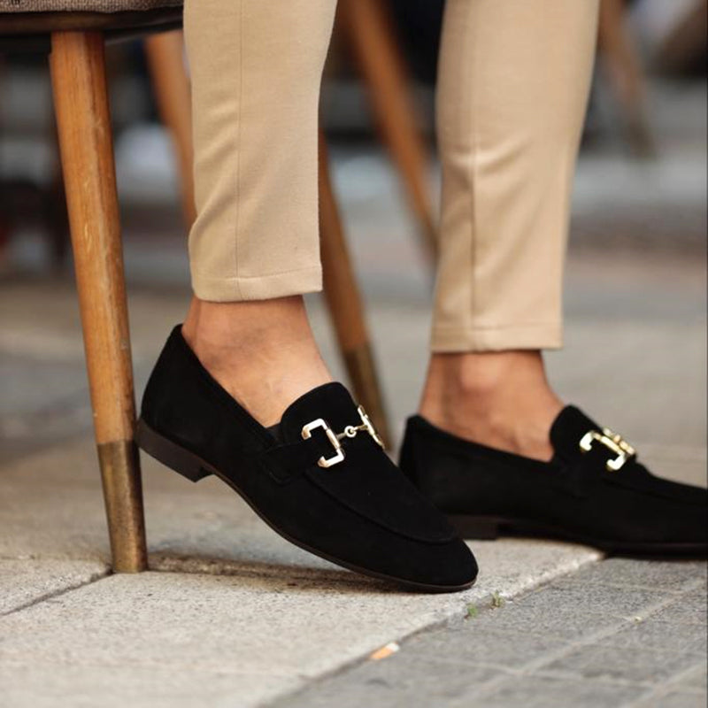 Mocassins Invité De Mariage À Bout Rond À Enfiler Pour Homme | Formels