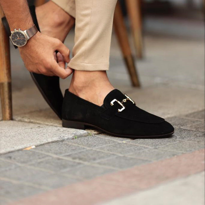 Mocassins Invité De Mariage À Bout Rond À Enfiler Pour Homme | Formels