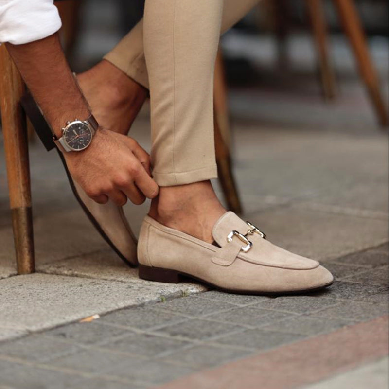 Mocassins Invité De Mariage À Bout Rond À Enfiler Pour Homme | Formels