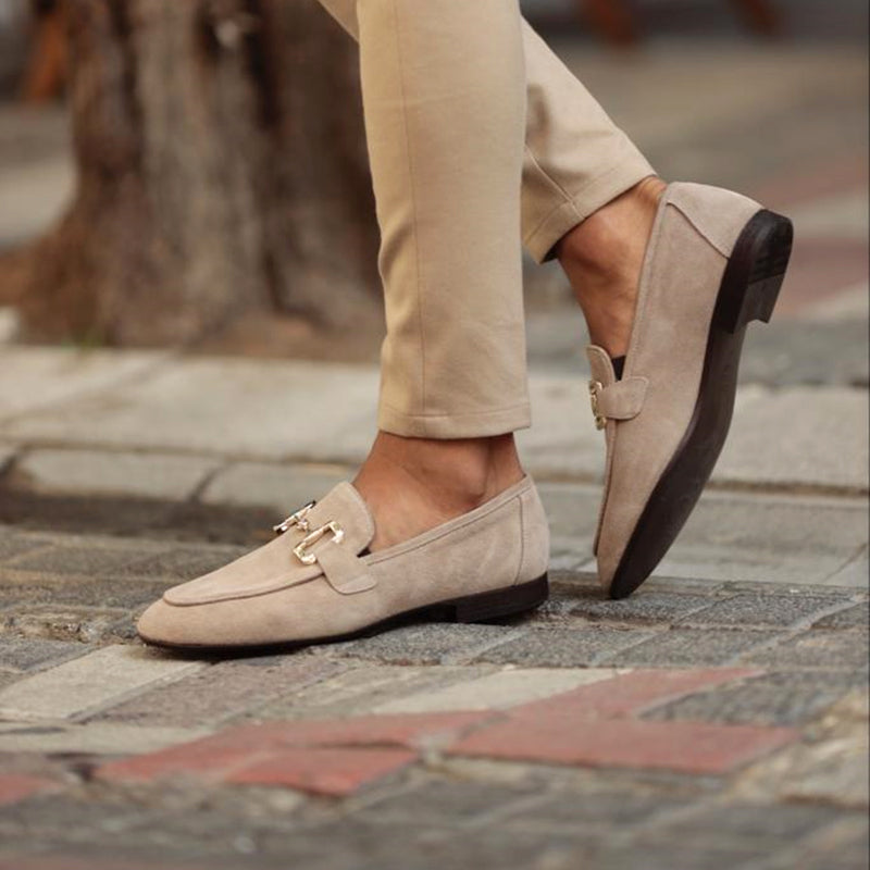 Mocassins Invité De Mariage À Bout Rond À Enfiler Pour Homme | Formels