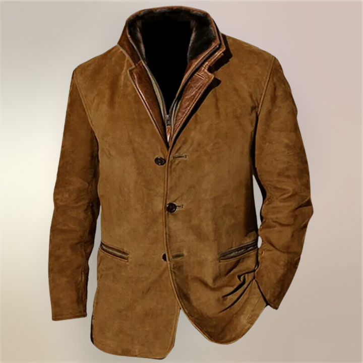 Veste Vintage Homme en Mélange de Laine