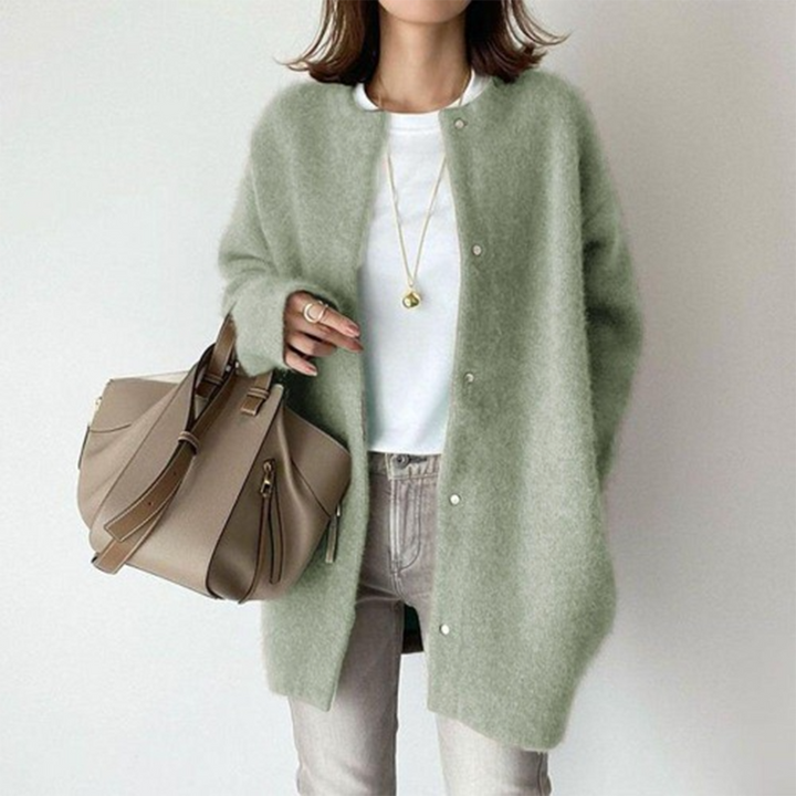 Charlotte | Cardigan en cachemire à encolure ouverte pour femme