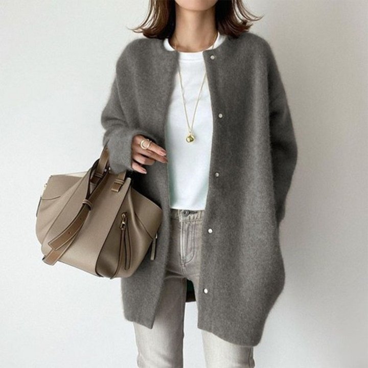 Charlotte | Cardigan en cachemire à encolure ouverte pour femme