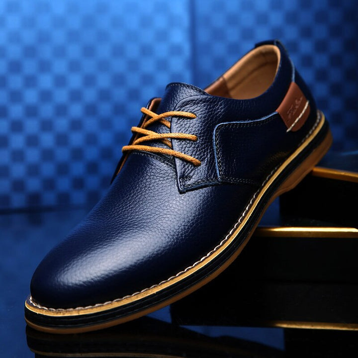 Chaussures Invités À Un Mariage Décontractées À Bout Rapporté Pour Hommes | À Lacets