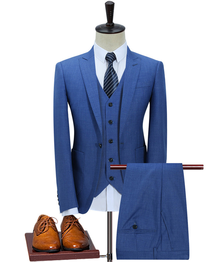 Costume Invité À Un Mariage Pour Homme À Simple Boutonnage | Motif Texturé