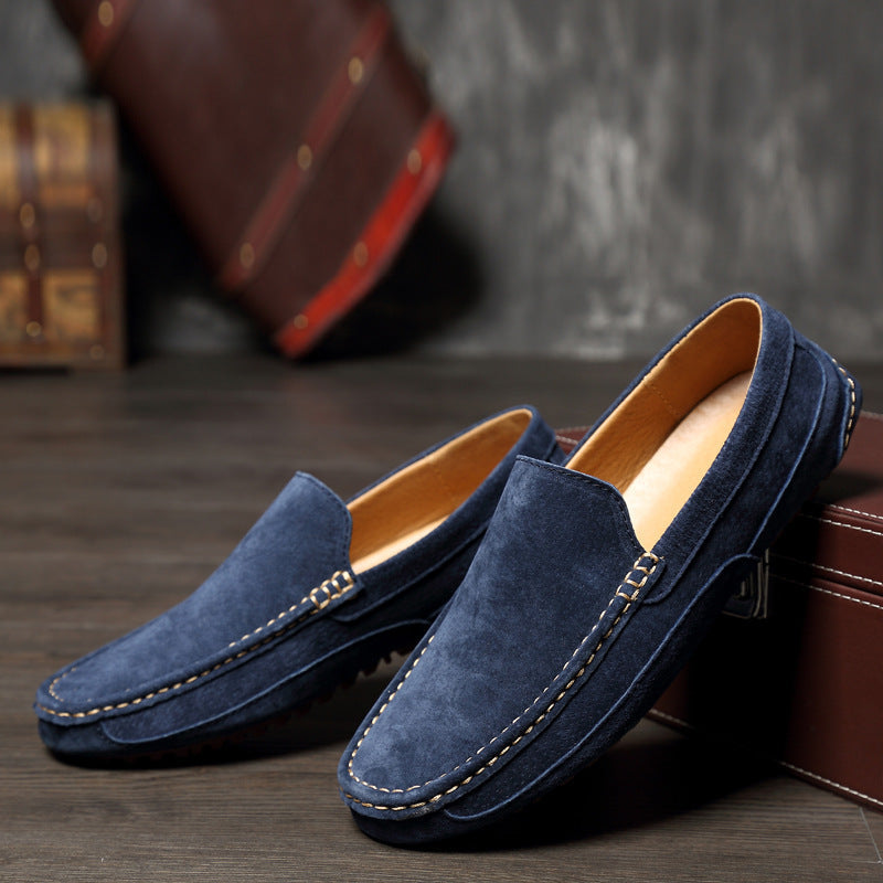 Mocassins Invités À Un Mariage Décontractés À Bout Rond Pour Homme | À Enfiler