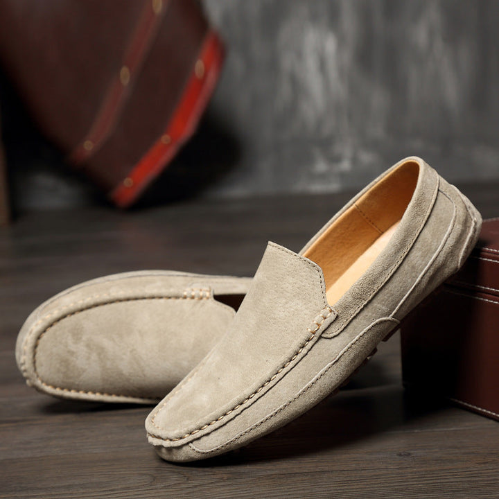 Mocassins Invités À Un Mariage Décontractés À Bout Rond Pour Homme | À Enfiler
