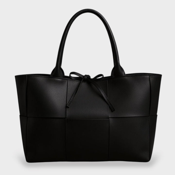 Sac Cabas Oversize Femme en Cuir Vegan – Détail Nœud