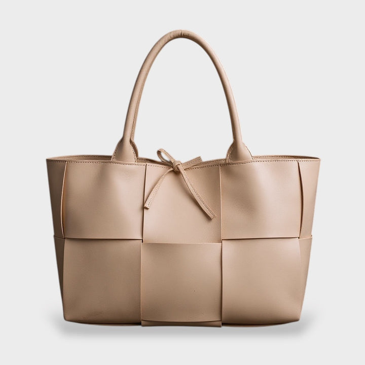 Sac Cabas Oversize Femme en Cuir Vegan – Détail Nœud