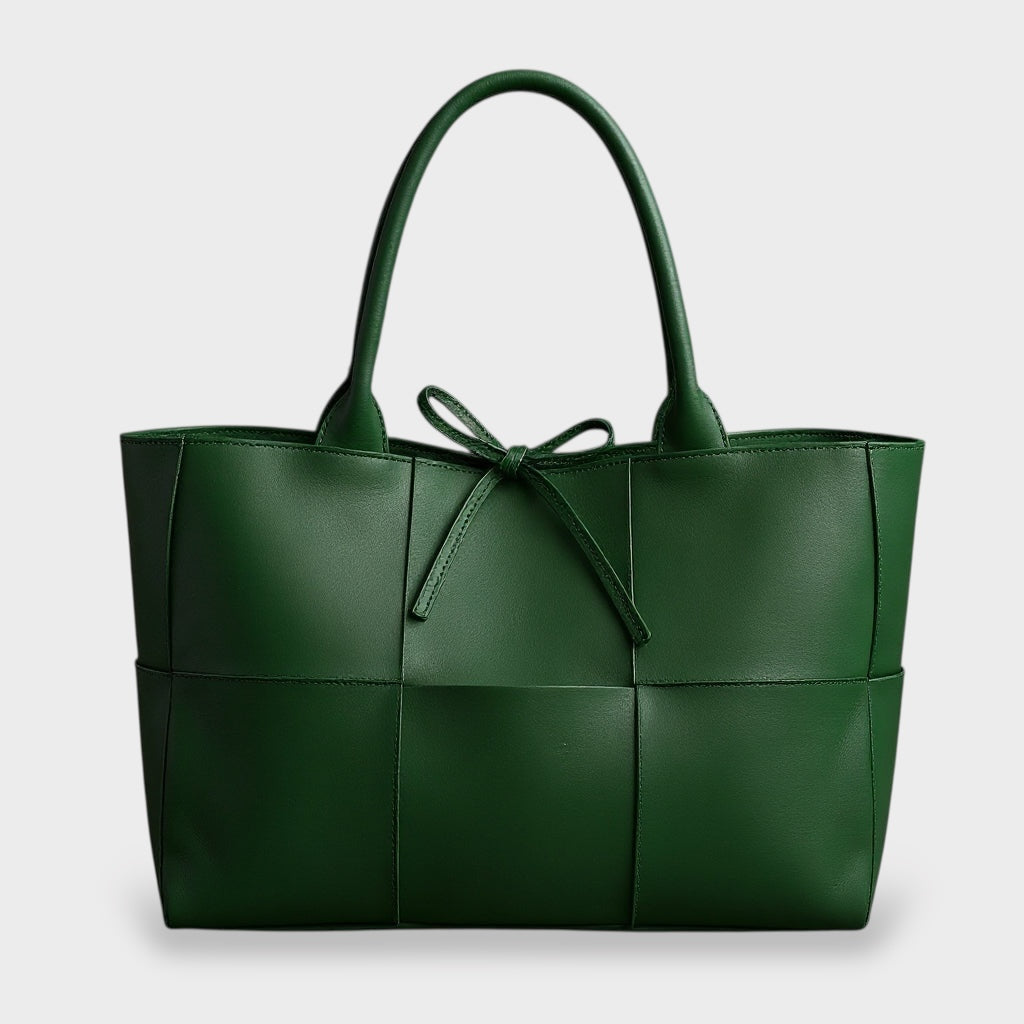 Sac Cabas Oversize Femme en Cuir Vegan – Détail Nœud