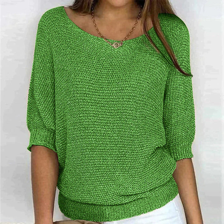 Pullover da donna con scollo rotondo - Leggero e dal taglio casual