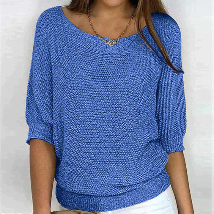 Pullover da donna con scollo rotondo - Leggero e dal taglio casual