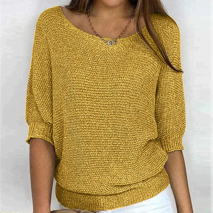 Pullover da donna con scollo rotondo - Leggero e dal taglio casual