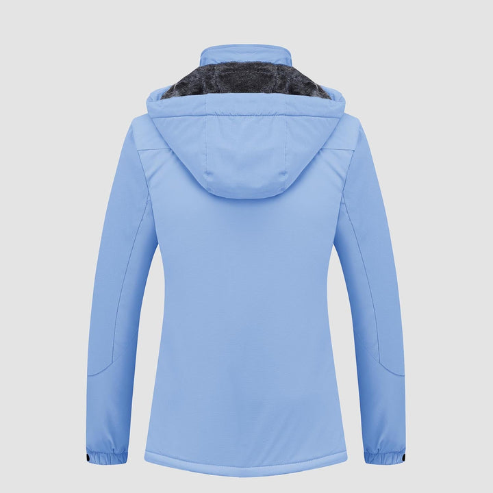 Waterdichte dames-ski-jas met fleecevoering
