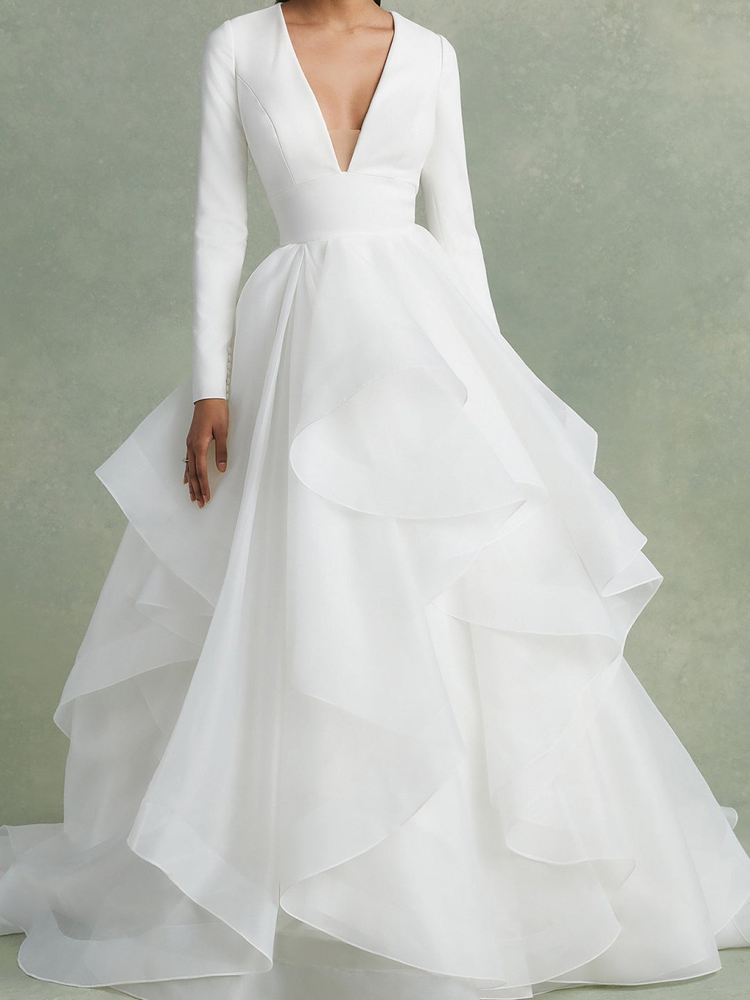 Robe De Mariée Pour Invitée Blanche À Volants Pour Femme | Maxi