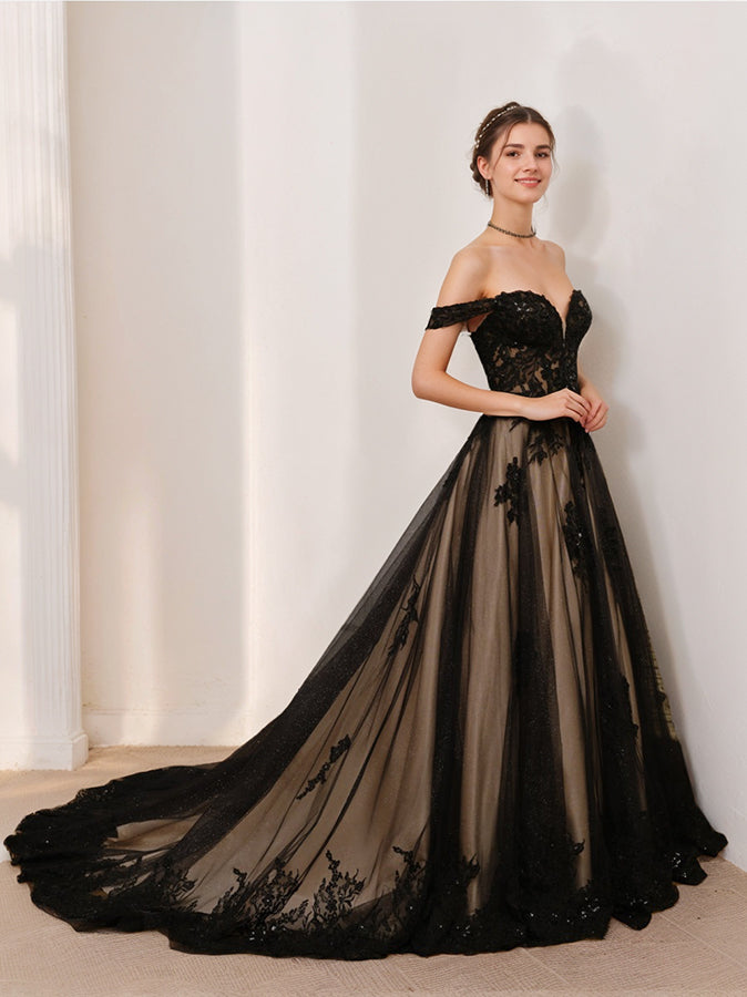Robe De Soirée À Épaules Dénudées Pour Femme | Maxi