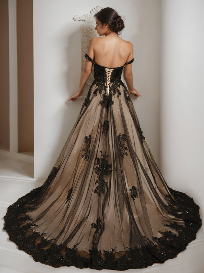 Robe De Soirée À Épaules Dénudées Pour Femme | Maxi