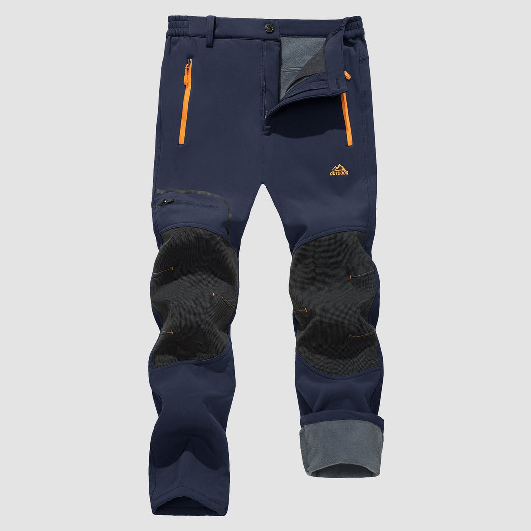 Pantaloni softshell da uomo, foderati in pile e idrorepellenti